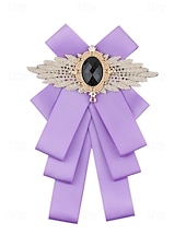 voordelige Huwelijk ACC-Polyester vlinderdas voor heren met broche, verkrijgbaar in diverse kleuren, elegante stijl voor bruiloften en formele gelegenheden.