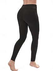 economico Leggings semplici-Per donna Chinos Leggings Attivo Streetwear Casual Lunghezza intera Vita media Tinta unica Fascia Elastica Confortevole Elasticizzato Quotidiano All'aperto Palestra Rosso violaceo Nero Blu marino