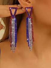 ieftine Cercei-1 pereche Cercei For Pentru femei Zilnic Stradă Festival Ștras Geometric Αστέρι