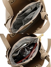 billiga Hand- och toteväskor-Handväska i konstläder för kvinnor – flerfärgade alternativ, mångsidiga axel- och crossbody-modeller, trendig och hållbar för både vardagliga och semiformella tillfällen