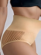 cheap Control Panties-Women's Waist Trainer Active Fashion Pure Color Seamless Boy Leg Daily Vacation Street Black White Beige Summer Spring Tailored Fit