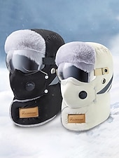levne Pánské klobouky-Pánská zimní outdoorová sada čepice a masky – více barev, polyesterový materiál, větruodolná a teplá, ideální pro lyžování, snowboarding a aktivity v chladném počasí