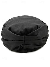 tanie Kapelusze damskie-damska czapka plisowana z poliestru – wiele kolorów, swobodny styl, idealna do noszenia na co dzień i w podróży