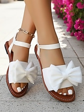 abordables Mujeres-Sandalias planas con lazo y tira en el tobillo con estampado de leopardo para mujer: estilo elegante de isla tropical, cómodas sandalias con estampado animal para cruceros de lujo y vacaciones en