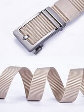 cheap Men's Belts-Men's Nylon Belt, Multi-Color Options, Durable and Stylish for Casual and Outdoor Wear