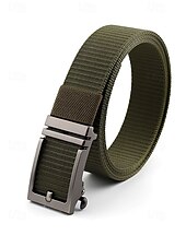 cheap Men's Belts-Men's Nylon Belt, Multi-Color Options, Durable and Stylish for Casual and Outdoor Wear