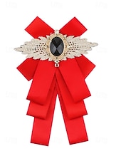 voordelige Huwelijk ACC-Polyester vlinderdas voor heren met broche, verkrijgbaar in diverse kleuren, elegante stijl voor bruiloften en formele gelegenheden.
