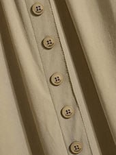 olcso Laza szoknyák-Női Divat Alkalmi Midi Magas derék Szoknyák Sima Zseb Nyúlós Napi Utca Fekete Khakizöld Tavasz Poliészter