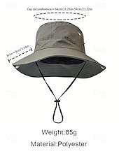 abordables Chapeaux pour hommes-Chapeau d'extérieur pour homme en polyester à séchage rapide – plusieurs couleurs – idéal pour les activités de plein air et le quotidien