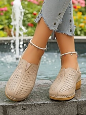 economico Zoccoli e pianelle da donna-zoccoli da donna con cinturino posteriore traforato rosa – scarpe comode, traspiranti e leggere per abbigliamento casual, passeggiate, viaggi, giardinaggio e uso quotidiano