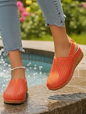 economico Zoccoli e pianelle da donna-zoccoli da donna con cinturino posteriore traforato rosa – scarpe comode, traspiranti e leggere per abbigliamento casual, passeggiate, viaggi, giardinaggio e uso quotidiano