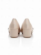 זול שׁוֹשְׁבִינַת הַכַּלָה-עקבי שושבינה בצבע שמפניה לנשים - נעלי כלה עם עקב מחודד ועם ריינסטון, נעלי עקב אלגנטיות למסיבת כלה