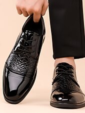 voordelige Derby Schoenen-Witte herenschoenen – klassiek formeel ontwerp voor bruiloften en speciale gelegenheden.
