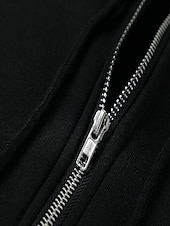 Недорогие Толстовки и Кофты-Женская объемная толстовка на молнии с длинными рукавами, повседневная толстовка с капюшоном и карманами для повседневной носки, несколько цветов.