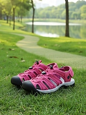 baratos Sandálias de Desporto-Sandálias esportivas femininas para atividades ao ar livre – design respirável de secagem rápida com sola de borracha antiderrapante, estilo esportivo leve para mulheres, ideal para caminhadas, passeios, viagens, acampamentos e aventuras de verão.