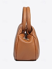 economico Borsette e borse tote-borsa da donna in similpelle – vari colori, elegante manico rotondo, resistente e spaziosa – perfetta per outfit casual di tutti i giorni e da sera