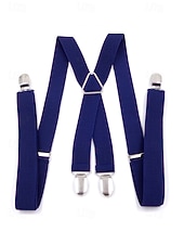 Недорогие Свадьба ACC-Мужские эластичные подтяжки из полиэстера – различные цвета, эластичный материал, стильные и удобные для свадеб, ужинов и торжественных мероприятий.