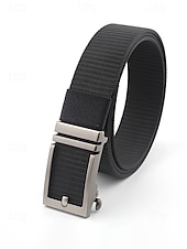 cheap Men's Belts-Men's Nylon Belt, Multi-Color Options, Durable and Stylish for Casual and Outdoor Wear