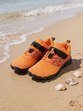 economico Donne-scarpe da acqua sportive blu da donna con allacciatura a sgancio rapido – scarpe da ginnastica leggere e drenanti, suola antiscivolo ammortizzata per spiaggia, snorkeling, kayak, piscina, viaggi in crociera e attività estive all'aperto