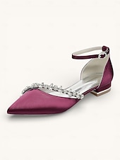 abordables mariée-Chaussures élégantes pour femmes, à petit talon pointu, ornées d'une bride en cristal, idéales pour les mariages formels – des escarpins confortables pour les occasions spéciales.