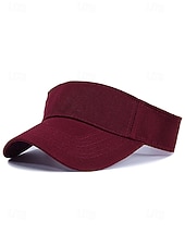 preiswerte Zubehör-Damen-Visierkappe aus Polyester mit verstellbarem Schirm, in verschiedenen Farben erhältlich, perfekt für den St. Patrick's Day und sportliche Aktivitäten im Alltag.