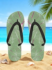 halpa miehet-miesten sinilehtiset varvastossut – trooppinen ja tyylikäs tyyli rantalomalle, saarihyppelylle ja rantaillallisille