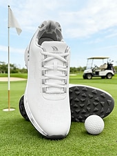 economico Scarpe da Golf per Donne-scarpe da golf leggere senza tacchetti bianche/blu da donna – scarpe da ginnastica traspiranti e ammortizzate per golfiste, praticanti di golf, sport casual all'aperto, viaggi e abbigliamento quotidiano