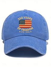 abordables Gorras de béisbol-Mujer Sombrero Sombrero del 250 aniversario de Estados Unidos Gorra de Béisbol Sombrero para el sol Gorra gráfica Protección Solar Resistente al Viento Transpirable Diario Exterior Fin de semana