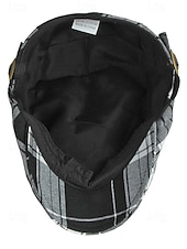 cheap Accessories-Men's Plaid Flat Cap Newsboy Hat, Cotton-Polyester Blend, Multi-Color Classic Ivy Style Cap for St. Patrick's Day Celebration &amp; Everyday Casual Wear