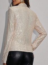 Χαμηλού Κόστους casual μπουφάν-Γυναικεία Μπλέιζερ Casual Jacket Άνετο Κουρελού Πούλιες Μοντέρνα Καθημερινό Συμπαγές Χρώμα Causal Πάρτι Καθημερινά Ρούχα Εξόδου Κοντό Όρθιος Γιακάς Κανονικό Μακρυμάνικο Εξωτερικά ενδύματα