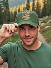 זול אביזרים-כובע בייסבול מתכוונן לגברים - חגיגות 250 שנה ויום העצמאות, מגוון צבעים, חומר פוליאסטר, מושלם לאירועים חיצוניים ולבוש חגיגי