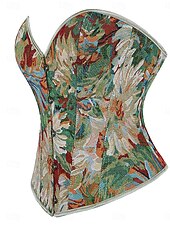 billiga Korsetter-Dam Shapewear Mode Retro Sexig Blommig Knappar Dagligen Semester Fest Ärmlös Över axeln Svart Rodnande Rosa Rubinrött Brun Grön Sommar Vår Höst Normal