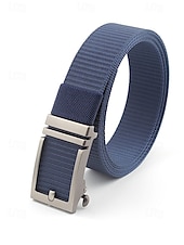 cheap Men's Belts-Men's Nylon Belt, Multi-Color Options, Durable and Stylish for Casual and Outdoor Wear
