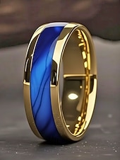 Недорогие Аксессуары-Мужское кольцо из нержавеющей стали с зеленой инкрустацией, в кельтском стиле, многоцветная отделка, прочное, удобное, идеально подходит для празднования Дня Святого Патрика и повседневного ношения.