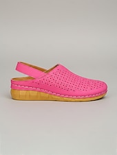 economico Zoccoli e pianelle da donna-zoccoli da donna con cinturino posteriore traforato rosa – scarpe comode, traspiranti e leggere per abbigliamento casual, passeggiate, viaggi, giardinaggio e uso quotidiano