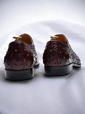cheap Derby Shoes-Men's Genuine Leather Derby Shoes – Brown Cowhide Derby Shoes for Weddings, Business Events and Formal Occasions