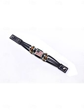 cheap Bracelets &amp; Bangles-Thick Chain Weave Fashion Personalized Leather Bracelet Jewelry Black For Daily Gift Holiday