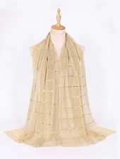 economico Matrimonio ACC-scialle da damigella d'onore da donna, può essere usato come sciarpa, disponibile in più colori, materiale in poliestere, design elegante per matrimoni e feste