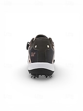 ieftine Încălțăminte de golf pentru bărbați-Adidași de golf pentru bărbați, albi și verzi, cu talpă cu crampoane, confortabili și rezistenți, perfecți pentru terenuri de golf și ieșiri active