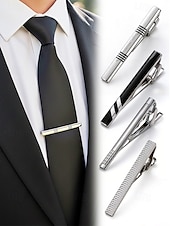 tanie Wesele ACC-Męska spinka do krawata ze stopu – wiele stylów na wesela i okazje biznesowe – elegancki i trwały design