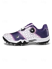 Χαμηλού Κόστους Ανδρικά Παπούτσια Γκολφ-Ανδρικά κόκκινα και μαύρα παπούτσια γκολφ – υψηλής ποιότητας συνθετικό δέρμα, αδιάβροχα, ιδανικά για γκολφ και ενεργό τρόπο ζωής σε εξωτερικούς χώρους