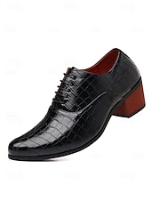 abordables Chaussures Oxford-Chaussures habillées pour hommes en similicuir bordeaux à motif croco – chaussures élégantes et formelles pour les mariages, les témoins et les occasions spéciales.