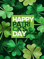 tanie Bluzki i koszule na Dzień Świętego Patryka-Dzień Św. Patryka Damskie Podkoszulek Koszulka Nadruk Graficzny koniczyna Moda Klasyczny Codzienny Bez rękawów W serek Zwykłe topy Codzienny Wyjściowe Weekend Zielony Lato Wiosna