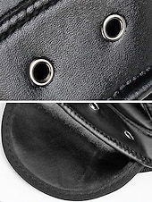 halpa Miesten hatut-Miesten keinonahkainen lippis, tyylikäs taittuva korvaläpällinen muotoilu, saatavilla useissa väreissä, täydellinen talvi- ja ulkoiluun