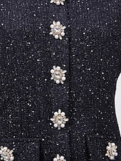 cheap Mom's Dress Sets-Mermaid Trumpet Ankle Length Derby Dress Mother of the Bride Dress Short Sleeve High Neck Elegant Kentucky Derby with Flower