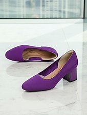 abordables Zapatos de salón de tacón ancho-Zapatos de tacón de bloque con puntera de punto en beige y negro para mujer: cómodos zapatos sin cordones transpirables para desplazamientos diarios de negocios y trabajo de oficina. &amp;damas