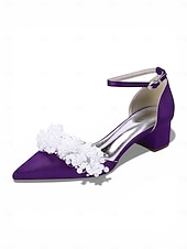 abordables novia-Women's Ivory Pearl Embellished Ankle Strap Heels, Elegant Pointed-Toe Bridal Shoes for Modern City Wedding