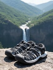 baratos Sandálias de Desporto-Sandálias esportivas femininas para atividades ao ar livre – design respirável de secagem rápida com sola de borracha antiderrapante, estilo esportivo leve para mulheres, ideal para caminhadas, passeios, viagens, acampamentos e aventuras de verão.