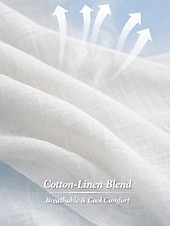 abordables Fondos Falsos Esenciales-Mujer Pantalones de lino y algodón Perneras anchas Pantalones Pantalones anchos Vacaciones Moda Básico Longitud total Cintura Media Plano Bolsillo Cintura elástica Comodidad Secado rápido Suave Rígido