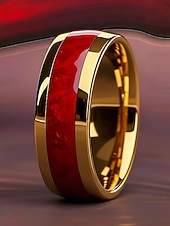 Недорогие Аксессуары-Мужское кольцо из нержавеющей стали с зеленой инкрустацией, в кельтском стиле, многоцветная отделка, прочное, удобное, идеально подходит для празднования Дня Святого Патрика и повседневного ношения.